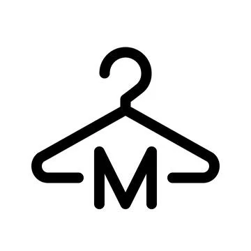 Men changing room line icon. Vector graphics Stock Illustration