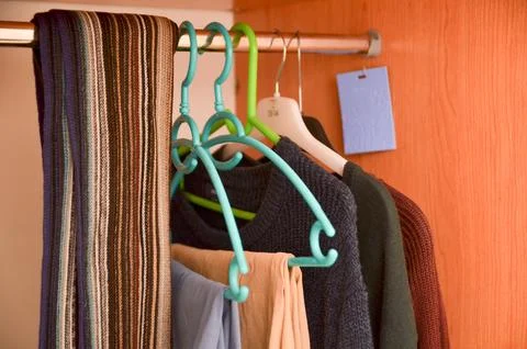 Men Closet Organization Efficient Stylish Stock Photos