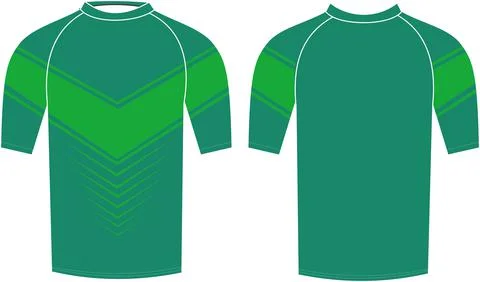 Men Compression Shirts Custom Design Mock ups Template Illustration Vectors Stock Illustration