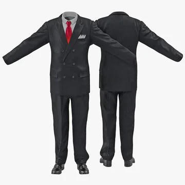3D Model: Men Corporate Suit 3D Model #90617461 | Pond5