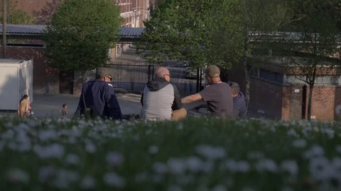 MEN DISCUSSION Stock Footage 124226074