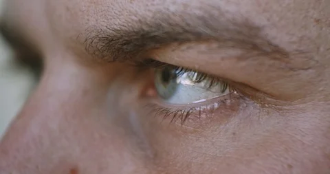 Men eye close up 4K Stock Footage 106460809