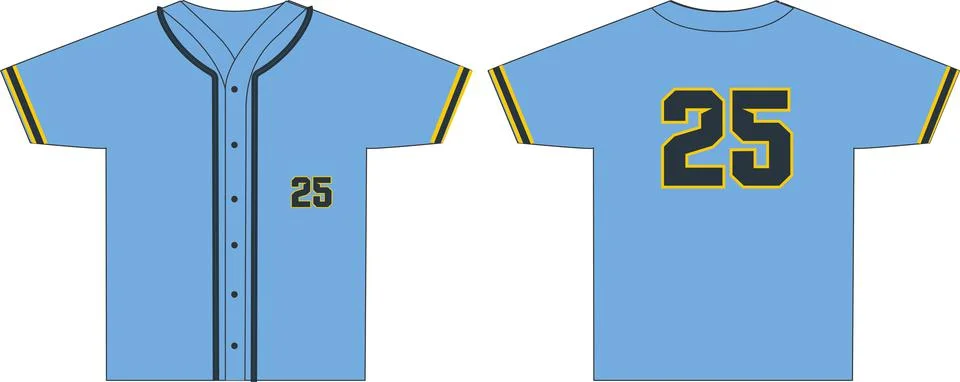 Men Full Button Crew Neck Mock Ups Shirts Vectors Stock Illustration