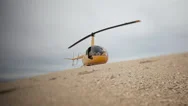 Men Getting Out From Helicopter Stock Footage
