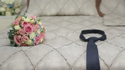 The men is getting ready for the wedding 3 Video stock 314619830