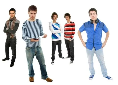 Men group Stock Photos
