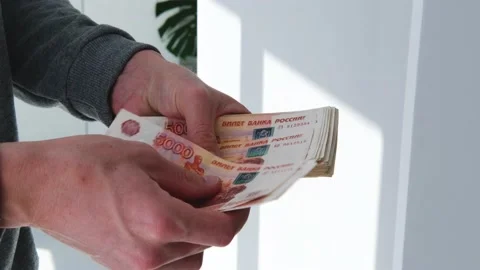 Men hands counting money Stock Footage 150592229