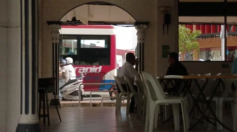 Men Having a Conversation in a Small Chinese Shop Stock Footage 48137669