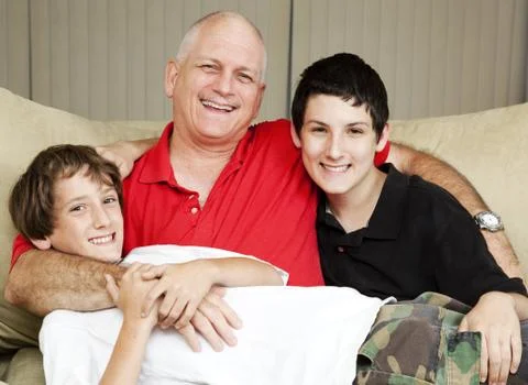 Men of the House Foto stock
