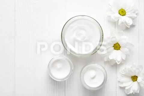 Men hydration herbal cream cosmetic skin, body, face skincare spa wellness Stock Photos