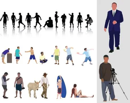 Men  Stock Illustration