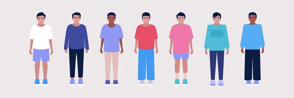 Men Stock Illustration