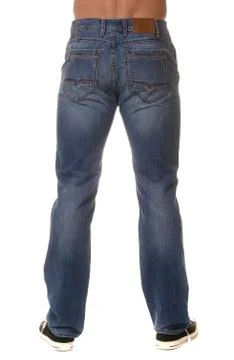 Men in jeans Stock Photos