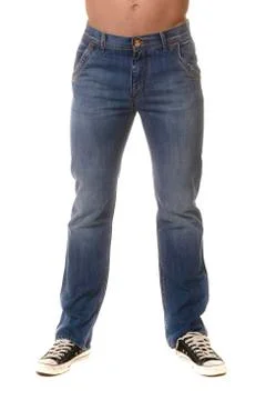 Men in jeans Stock Photos