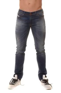 Men in jeans Stock Photos