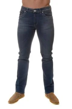 Men in jeans Stock Photos
