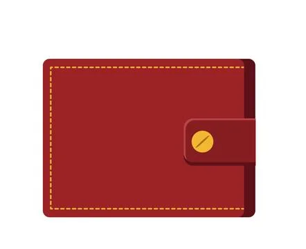 Men leather wallet vector illustration Stock Illustration