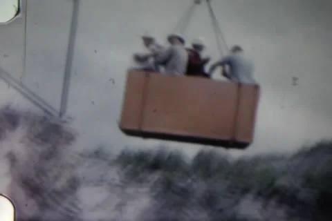 Men lifted up in crane Stock Footage 24672410