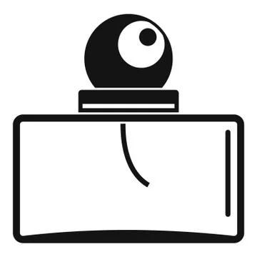 Men perfume icon, simple style Illustration