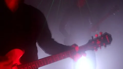 Men play guitars RAW Stock Footage 237265021