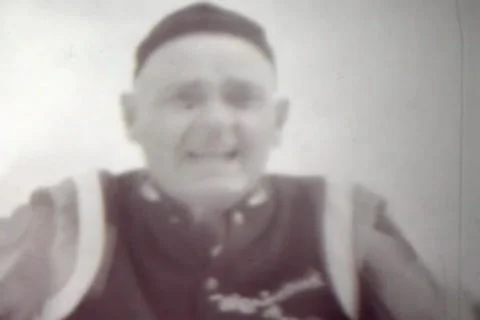 Men playing baseball with dolphins Stock Footage 24672656