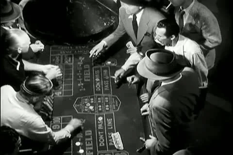 Men playing craps Stock Footage 11346866