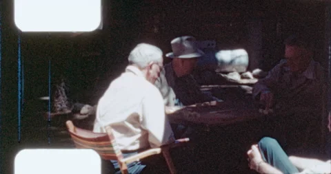 Men Playing Dominoes Stock Footage 152594523