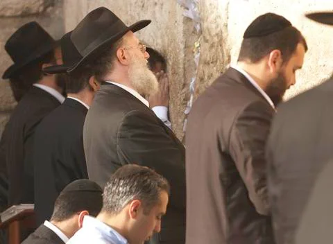 Men of prayer Stock Photos