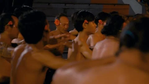 Men Praying And Move Performing Kecak Dance, Bali-4 動画素材 261798700