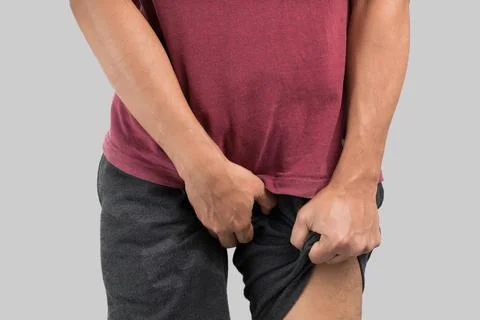 A men prostate pain. Stock Photos