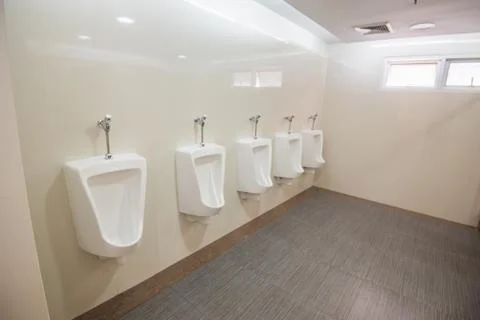 Men restroom Stock Photos