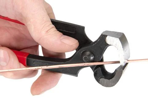 Men s hand keeps the locksmith tools, isolated on a white background Men s... Stock Photos