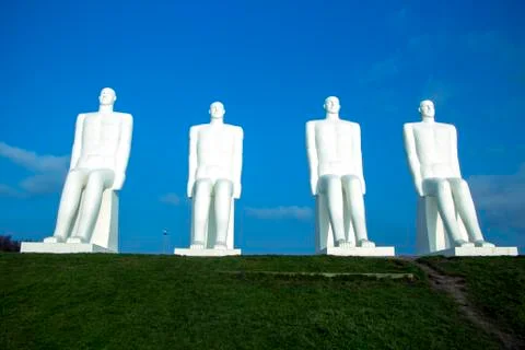 The Men at Sea Monument Stock Photos