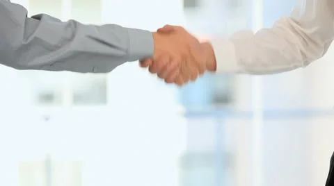 Men shaking hands Stock Footage 1019053