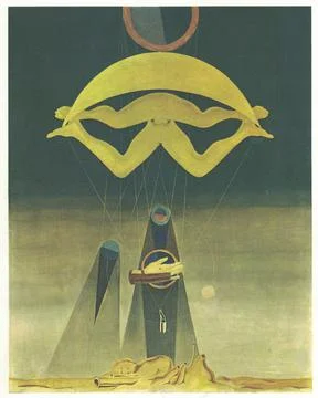 Men Shall Know Nothing of This, 1923, oil on canvas. Painting by Max Ernst. Foto stock