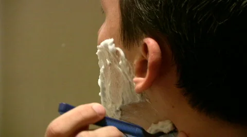 Men shaved Stock Footage 543538