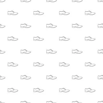 Men shoe pattern seamless Stock Illustration