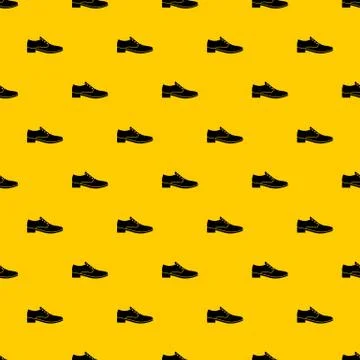 Men shoe pattern vector Stock Illustration