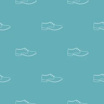Men shoe pattern vector seamless Illustrazione stock