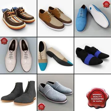 3D Model: Men Shoes Collection V8 #91484719 | Pond5