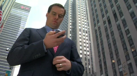 Men with smart phone Video stock 844917