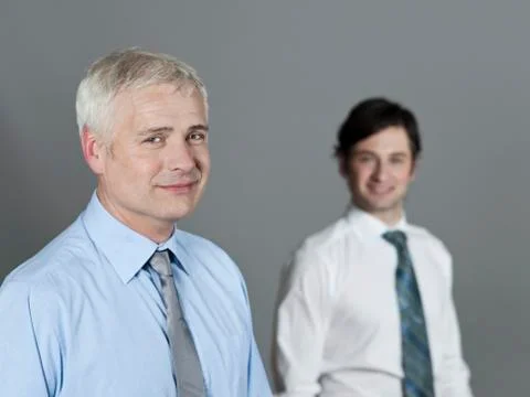 Men smiling, portrait Stock Photos