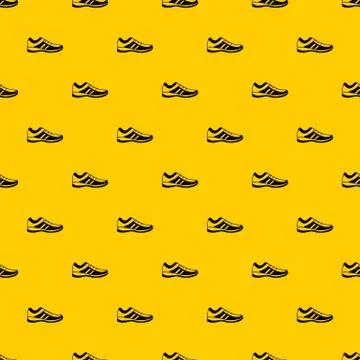 Men sneakers pattern vector Stock Illustration