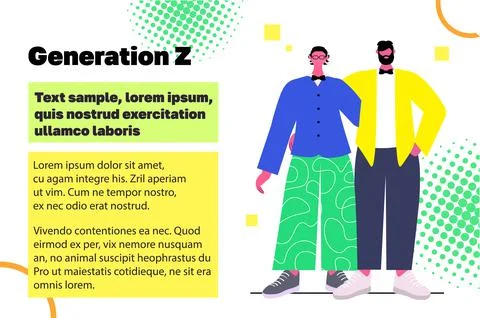 Men standing together and embracing gay lesbian love parade pride festival Stock Illustration