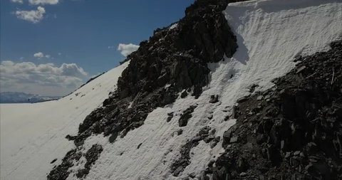 Men Standing On Top Of Mountain Video stock 101880101