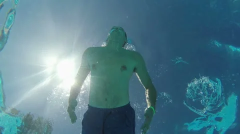 Men Underwater Stock Videos – Royalty-Free HD & 4K Videos