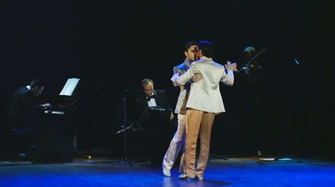 Men tango - Stars Argentine Tango -  - dance 09 part 2 Stock Footage 47281179