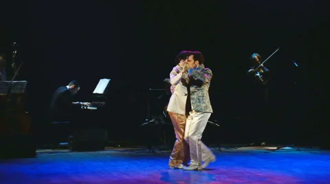 Men tango - Stars Argentine Tango -  - dance 09 part 3 Stock Footage 47281253