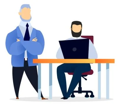 Men Teamwork Cooperation Get Best Service Vector 스톡 일러스트