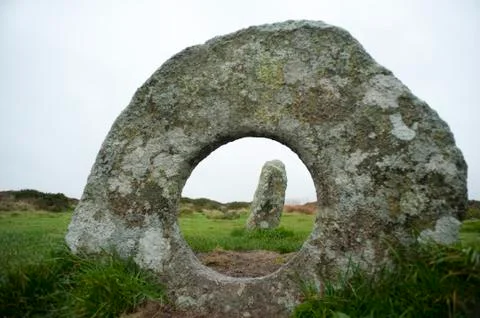 Men-an-tol, cornwall Stock Photos